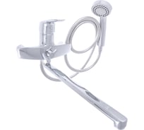 Смеситель для ванны RAIN Агат для излива 35 см., с набором для душа, картридж 40 мм, латунь 561-246