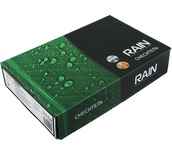 Смеситель для кухни RAIN Веста высокий излив, картридж 35 мм, латунь, под гранит 561-282