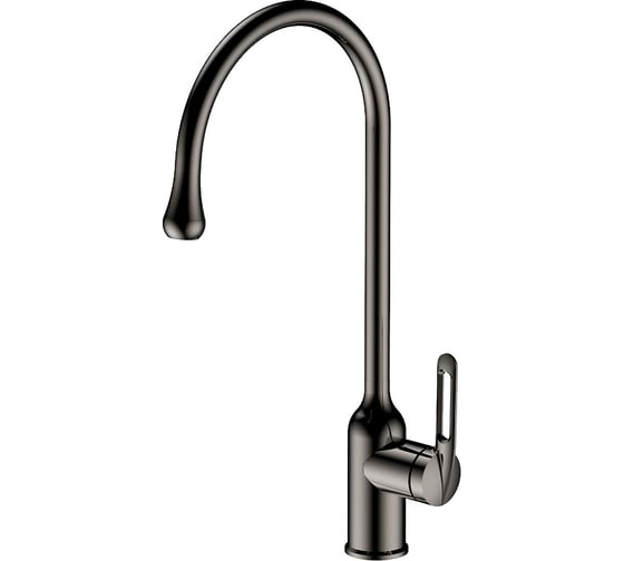 Смеситель для кухни HAIBA оружейная сталь HB71825-3