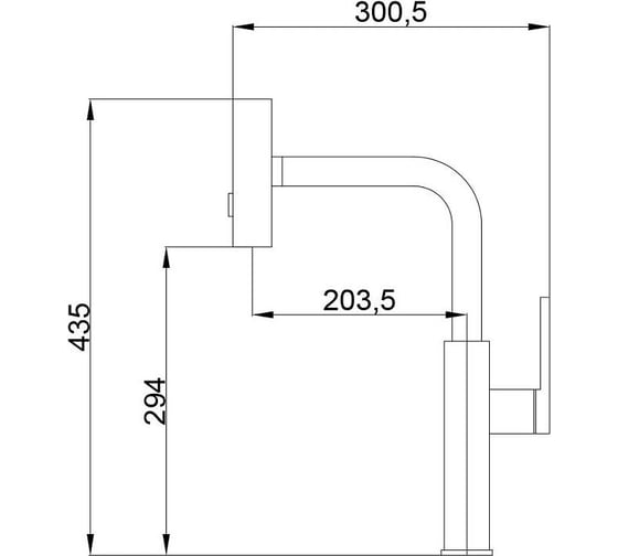 Смеситель для кухни с мультифункциональным изливом HAIBA белый HB73824-8