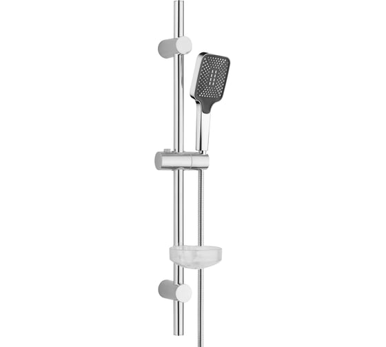 Душевой гарнитур ORANGE O-Shower штанга 700 мм, лейка 1 режим, шланг 1.5 м, хром OS714cr 1