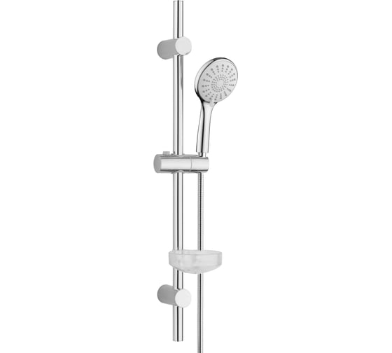 Душевой гарнитур ORANGE O-Shower штанга 700 мм, лейка 3 режима, шланг 1.5 м, хром OS706cr