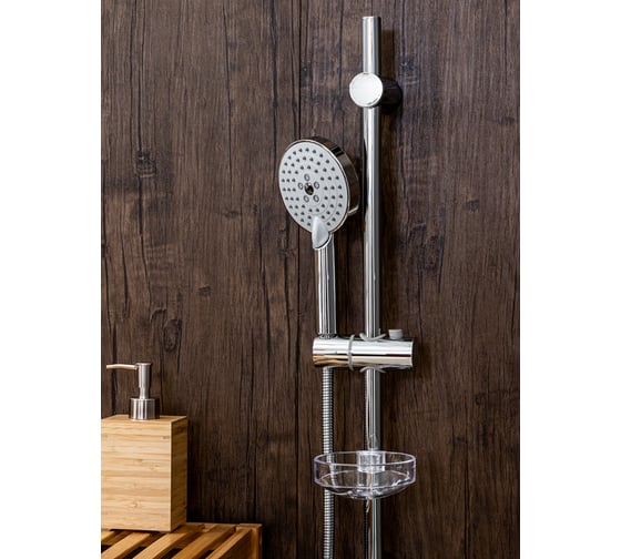 Душевой гарнитур ORANGE O-Shower штанга 900 мм, лейка 3 режима, шланг 1.5 м, хром OS902cr
