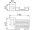 Мыльница HAIBA HB8902-1 2
