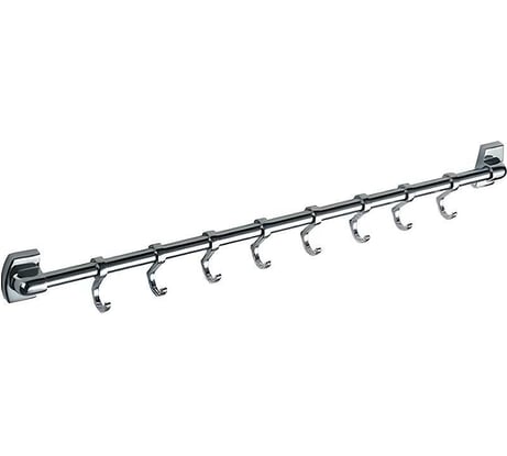 Планка с крючками для полотенец HAIBA хром HB209-8