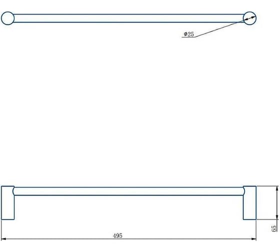 Полотенцедержатель HAIBA черный HB8401-7