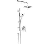 Встраиваемая душевая система с душевым смесителем и штангой Damixa Apollo хром 947530000
