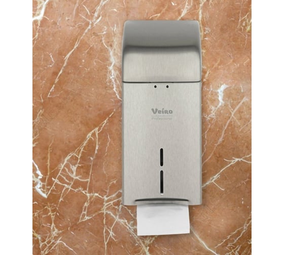 Диспенсер для туалетной бумаги VEIRO PROFESSIONAL Prof T3 L-one STEEL, нержавеющая сталь 606364