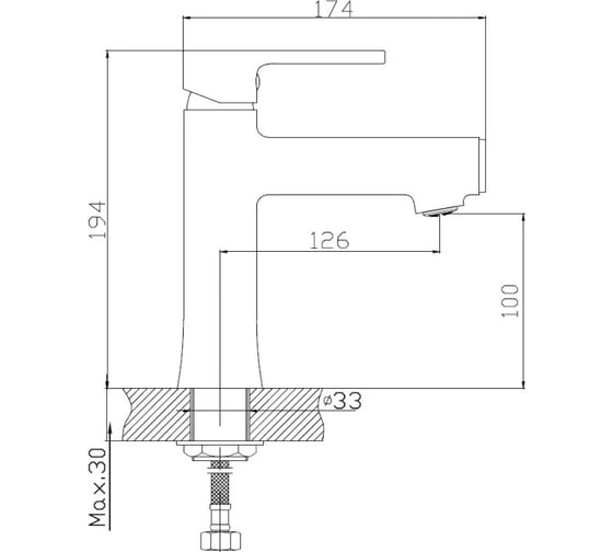 Смеситель для раковины HAIBA HB10652