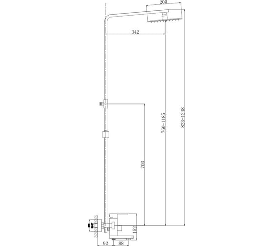 Душевая система HAIBA HB23803-7
