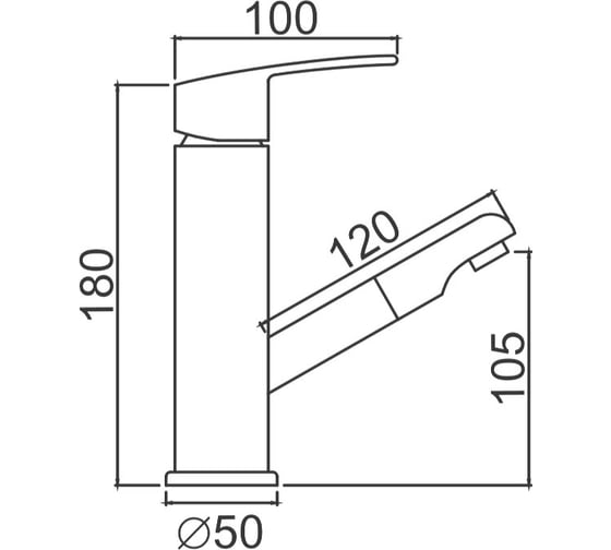 Смеситель для умывальника Ledeme L1055-18