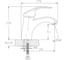 Смеситель для раковины HAIBA HB1021-5 2