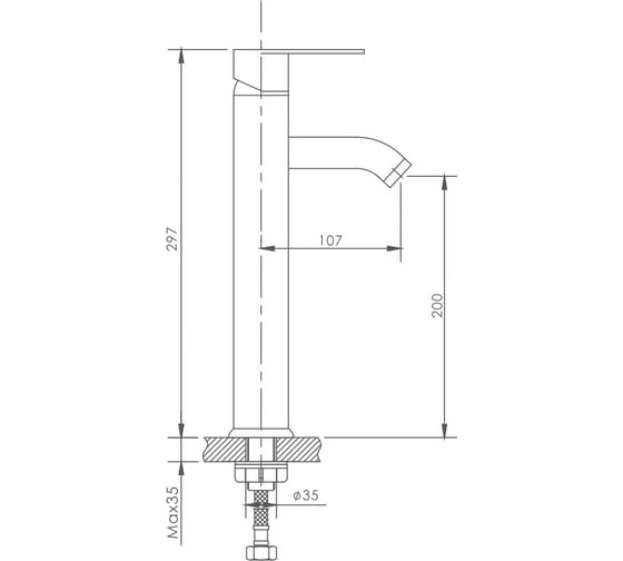 Смеситель для раковины HAIBA HB11811
