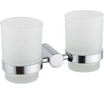 Стакан для ванной комнаты HAIBA двойной, хром HB8408