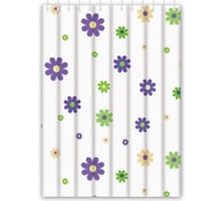 Штора для ванной HAIBA цветы HB75060