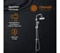 Душевая система с однорычажным смесителем для душа ORANGE Splito хром M36-913cr 5