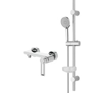 Смеситель однорычажный для душа ORANGE Splito с душевым гарнитуром, хром M36-201cr