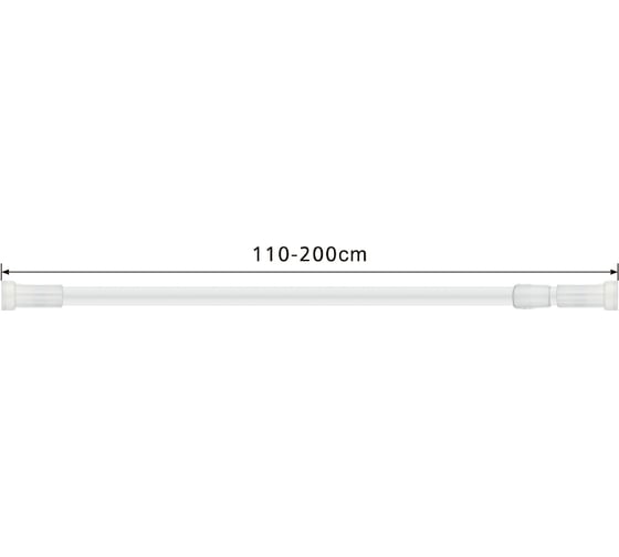 Карниз телескопический для ванной HAIBA HB75901