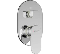 Смеситель встраиваемый в стену Bravat Gina 3-функц P69194C-ENG 00-00041387