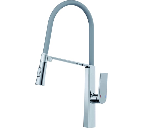 Смеситель для кухни Haiba HB73827 гибкий, хром (336446) 00336446 1