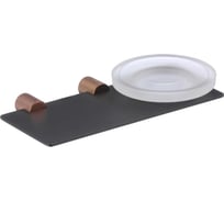 Мыльница стеклянная Savol с настенным держателем S-002159HD