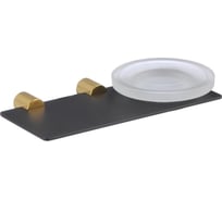 Мыльница стеклянная Savol с настенным держателем S-002159HB