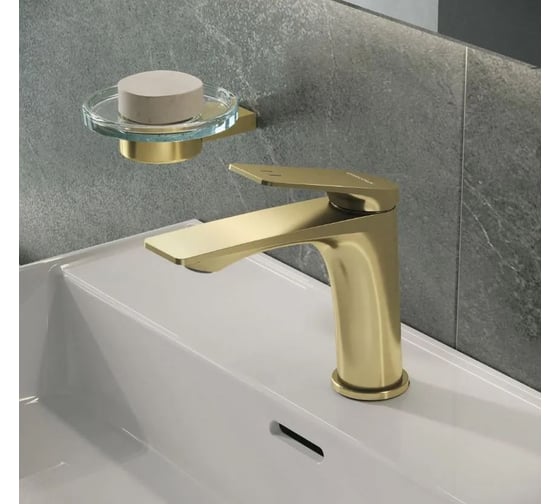 Смеситель для раковины Grossman Galaxy золото сатиновый 510.K35.01.320