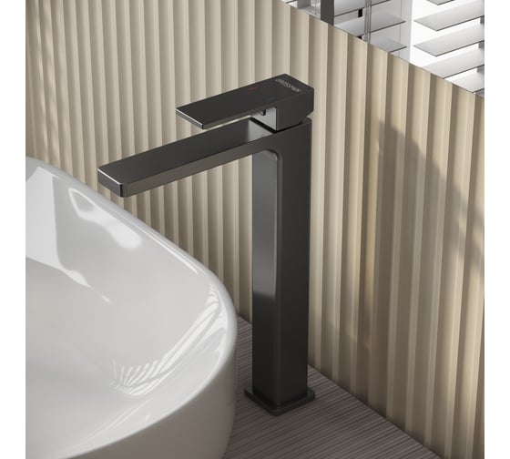 Смеситель для раковины высокий Grossman Style графит сатиновый 520.K35.05.420