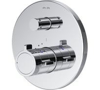 Встроенный смеситель AM.PM X-Joy с ТМС на 2 потребителя, хром F85A45600