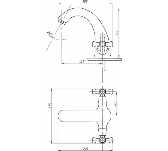 Fauzt смеситель для раковины тип см умдцба fzs 901 07