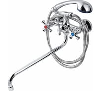 Смеситель для ванны с душем FAUZT тип См-ВУДРНШлА FZs-428-07