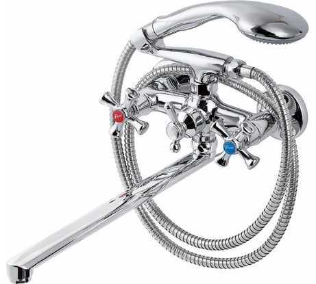 Смеситель для ванны с душем FAUZT тип См-ВУДРНШлА FZs-421-07