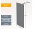 Душевая перегородка, ограждение Reflexion home Walk in 200x100 см, тонированное закаленное стекло 8 мм, черный профиль RX200100TBL-15 5