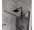 Душевая перегородка, ограждение Reflexion home Walk in 200x100 см, тонированное закаленное стекло 8 мм, черный профиль RX200100TBL-15 6