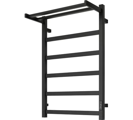 Полотенцесушитель BAUMARK Carrat 80/50 Электрический чёрный матовый BM09085H