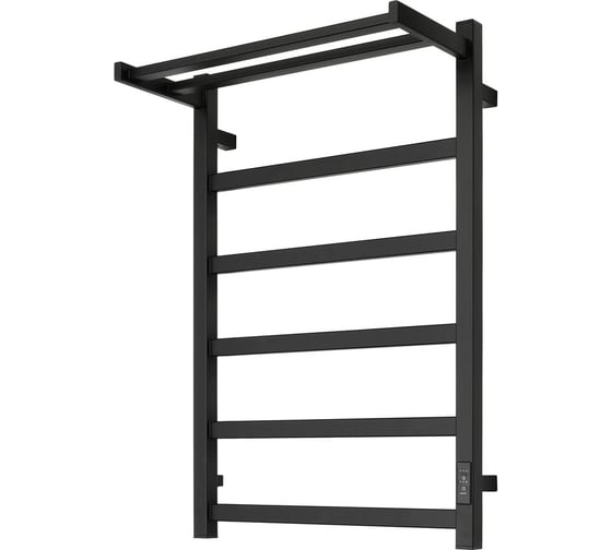 Полотенцесушитель BAUMARK Carrat 80/50 Электрический чёрный матовый BM09085H