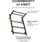 Полотенцесушитель BAUMARK Green 60/40 Электрический чёрный матовый BM04064B 5