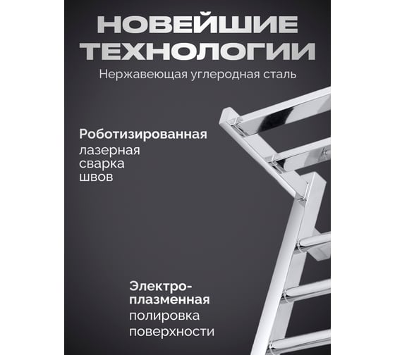 Полотенцесушитель BAUMARK Venice 80/50 Электрический полированный BM11085