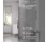 Душевая перегородка, ограждение Reflexion home Reflexion Walk in 200x100см, тонированное закаленное стекло 8мм, хромированный профиль RX200100TCR-19 9