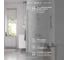 Душевая перегородка, ограждение Reflexion home Reflexion Walk in 200x90см, прозрачное закаленное стекло 8мм, хромированный профиль RX20090CCR-18 8