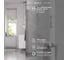 Душевая перегородка, ограждение Reflexion home Reflexion Walk in 200x90см, тонированное закаленное стекло 8мм, хромированный профиль RX20090TCR-20 6