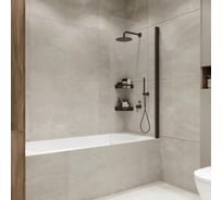 Ограждение на ванну Reflexion home Reflexion 150x70см Slider. Прозрачное закаленное стекло 5мм RX15070CBL-23