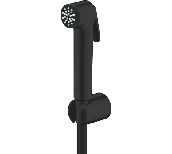 Набор для гигиенического душа GROHE Tempesta-F 30 1jet с держателем и шлангом, матовый черный 1025302431