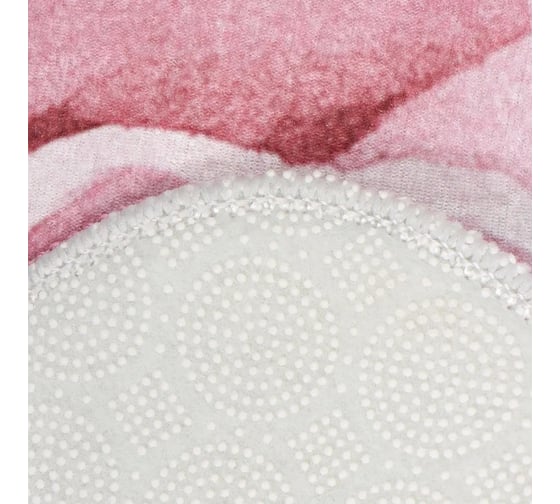 Коврик для ванной Этель Bloom with grace 67x57±2см, 100% п/э, велюр 9406665