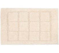 Коврик для ванной Этель Bricks 50x80 см цвет молочный, 70%хлопок, 30% п/э,1600 г/м2 9573012