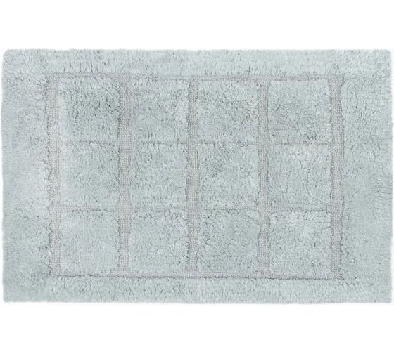 Коврик для ванной Этель Bricks 50x80 см цвет серый, 70% хлопок, 30% п/э,1600 г/м2 9573013 1