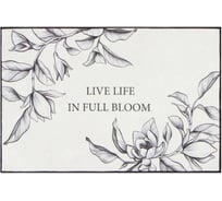 Коврик для ванной Этель Magnolia 50x80 см, 100% п/э, велюр 9406664