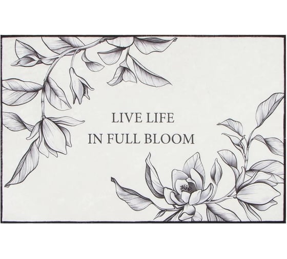 Коврик для ванной Этель Magnolia 50x80 см, 100% п/э, велюр 9406664 1