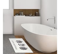 Коврик для ванной Этель Natural print 50x80 см,100% п/э, велюр 9406663