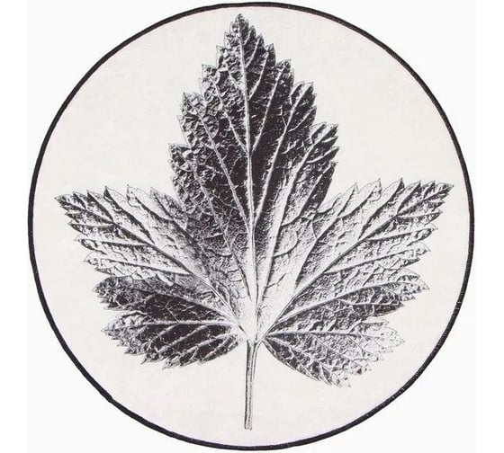 Коврик для ванной Этель Natural print 57x57±2см см, 100% п/э, велюр 9406666 1
